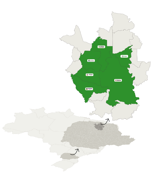 Mapa da Região Metropolitana de Londrina ou logo do evento