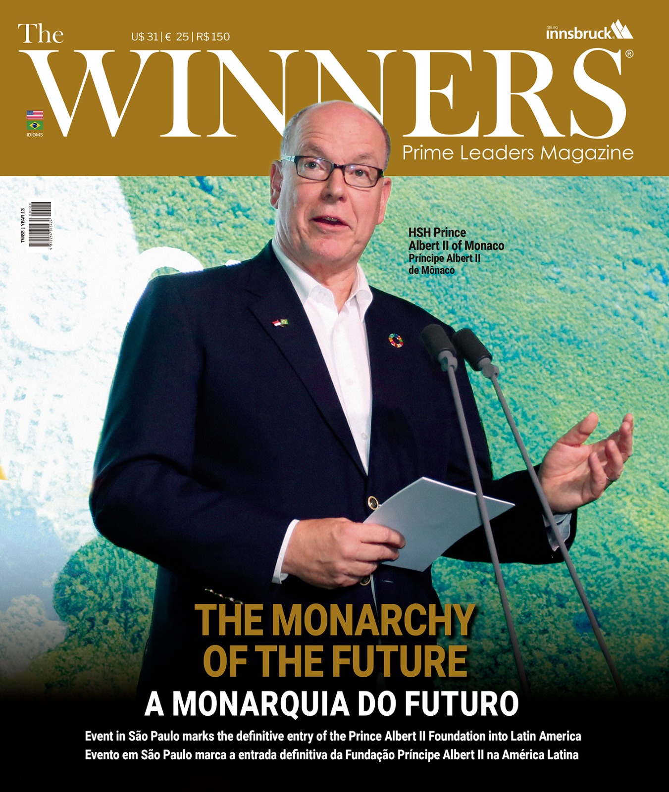 A Monarquia do Futuro: Príncipe Albert II de Mônaco na The WINNERS #86